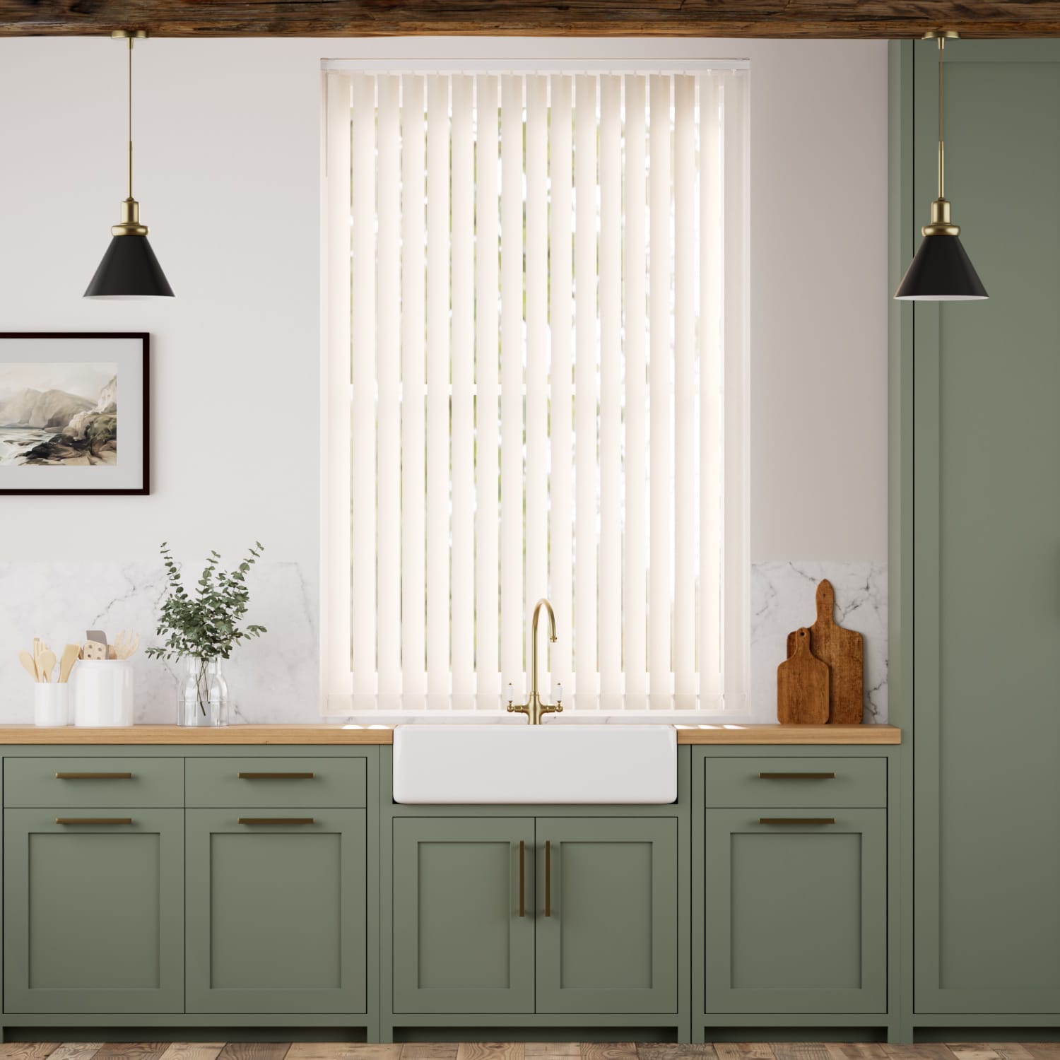 Lamellgardin Sevilla Vanilla