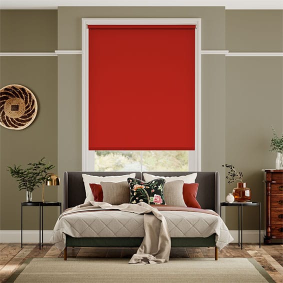 Mörkläggande rullgardin Sevilla Vivid Red