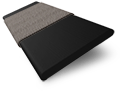 Träpersienn Sleek Black & Dusk - 50 mm lameller sample image