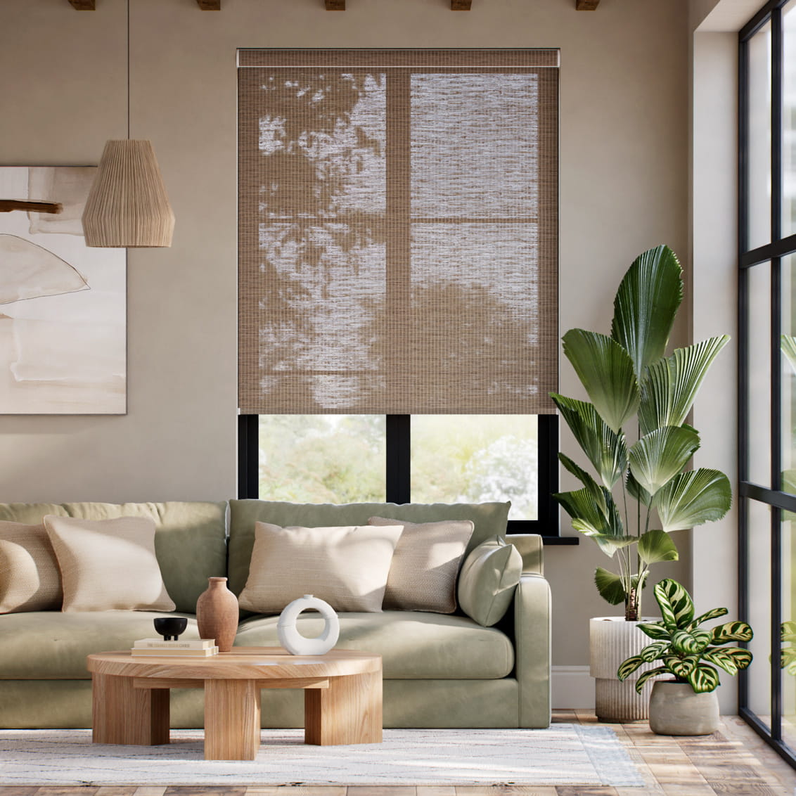 Rullgardin Soft Raise Dorado Walnut