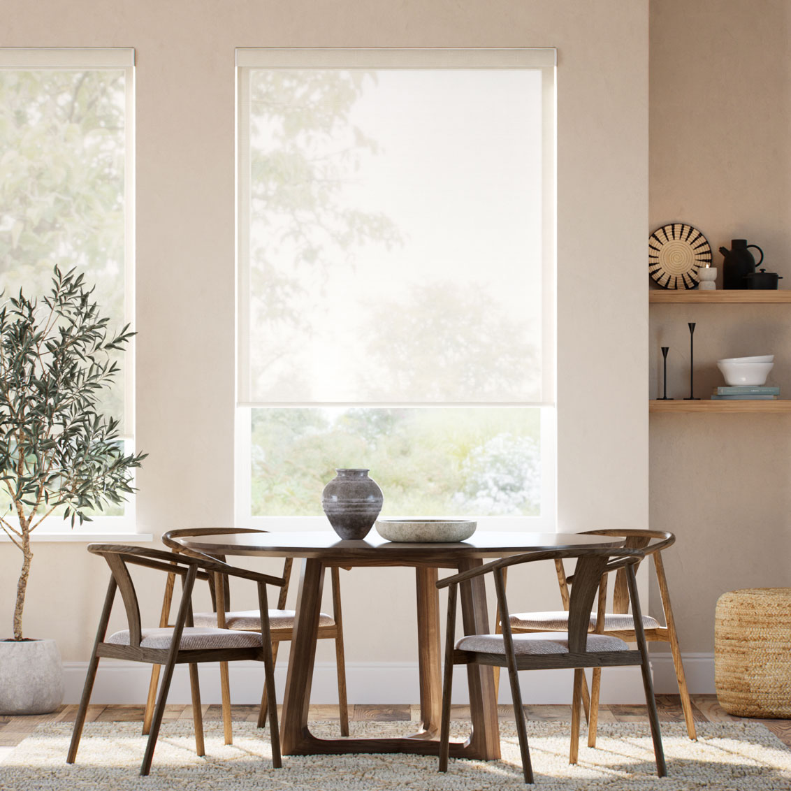 Rullgardin Soft Raise Oculus Linen