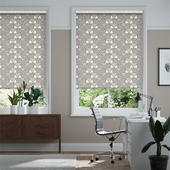 Rullgardin Spike Taupe