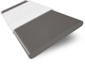 Träpersienn i konstträ Steeple Grey & Chalk - 50mm Slat sample image