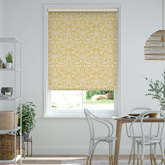 Rullgardin William Morris Sunflower Honey