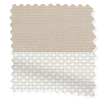 Double-rullgardin Titan Sandstone & Arctic White sample image