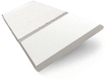 Persienn i konstträ Brilliant White & Linen - 50 mm lameller sample image