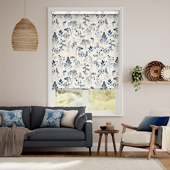 Rullgardin Twist2Fit Meadow Midnight