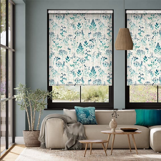 Rullgardin Twist2Fit Meadow Teal