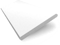 Träpersienn Ultra White - 35 mm lameller sample image