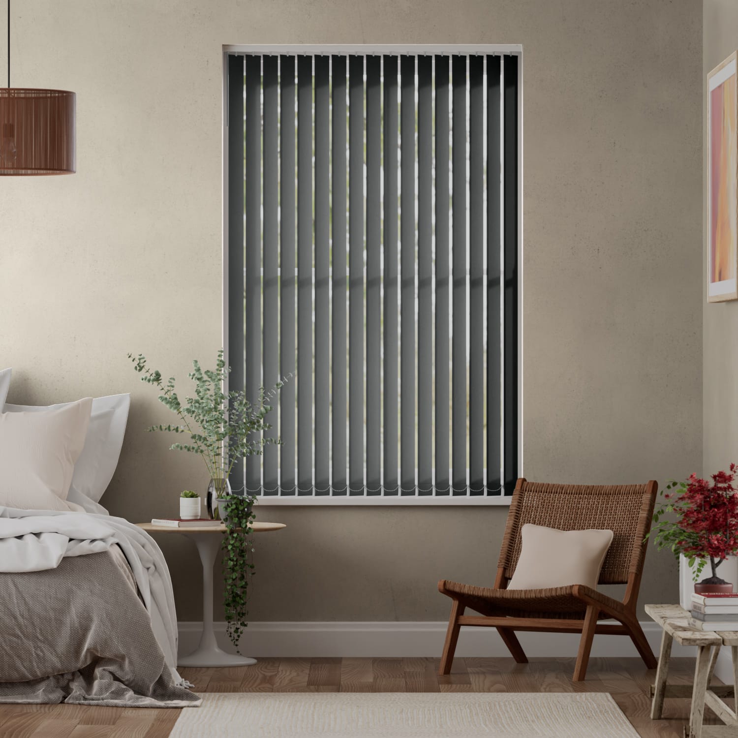 Lamellgardin Valencia Iron Grey