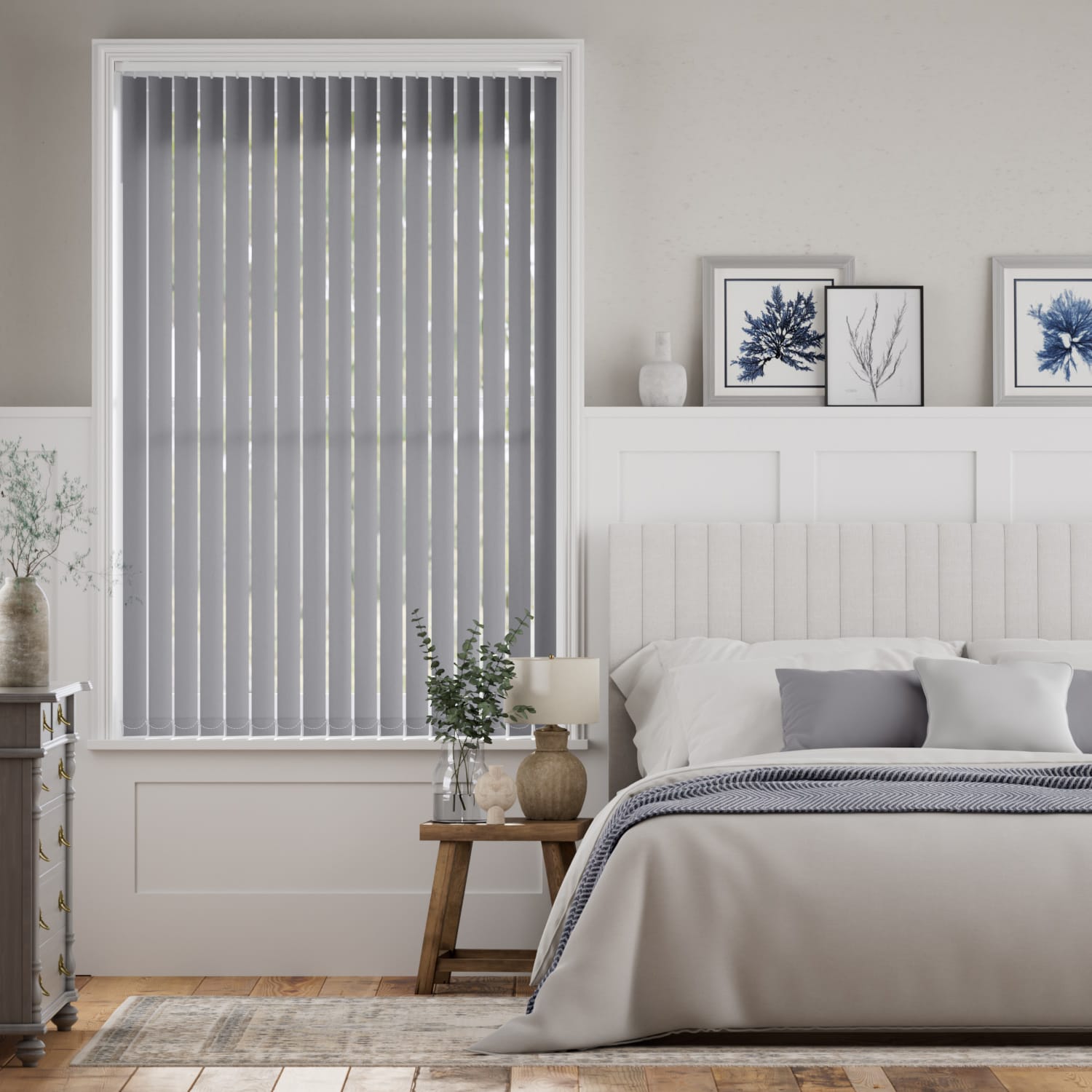 Lamellgardin Valencia Seaside Grey