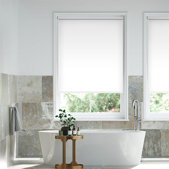 Rullgardin Voyage Blackout Ice White