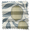 Ljusfiltrerande William Morris Fruit Primrose Plisségardiner swatch image