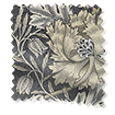William Morris Honeysuckle and Tulip Velvet Gunmetal Rullgardin swatch image