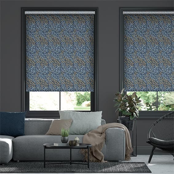 Rullgardin William Morris Willow Bough Midnight